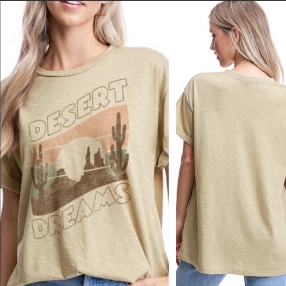 NEW DESERT DREAMS Relaxed Tee, T-Shirt, Top; S 4/6 - Picture 4 of 15